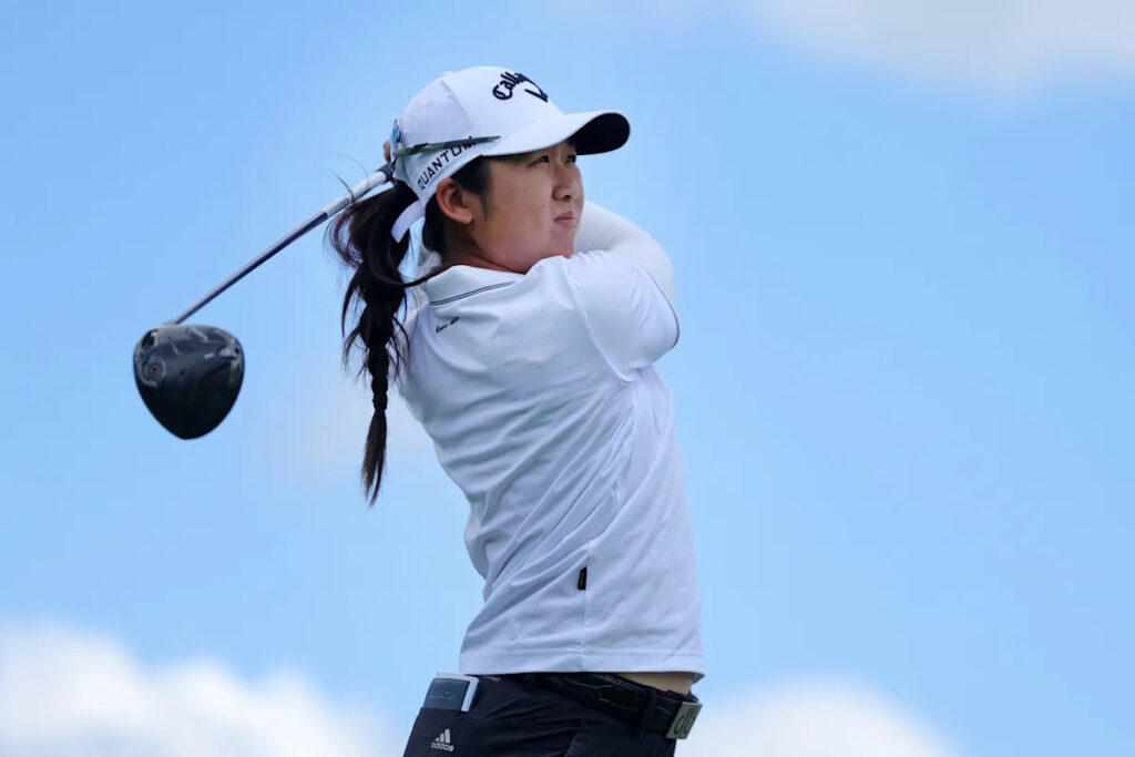 KPMG Women’s PGA contender recently switched flags from China to U.S.