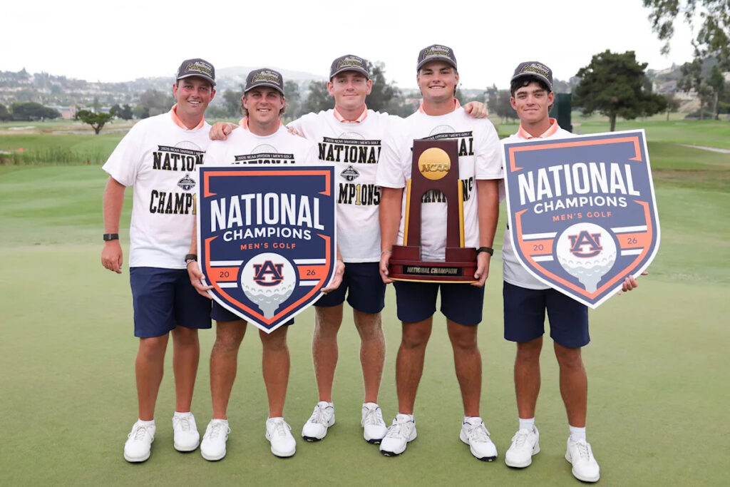 Jackson Koivun, underclassmen lead Auburn to second NCAA Men’s Golf title