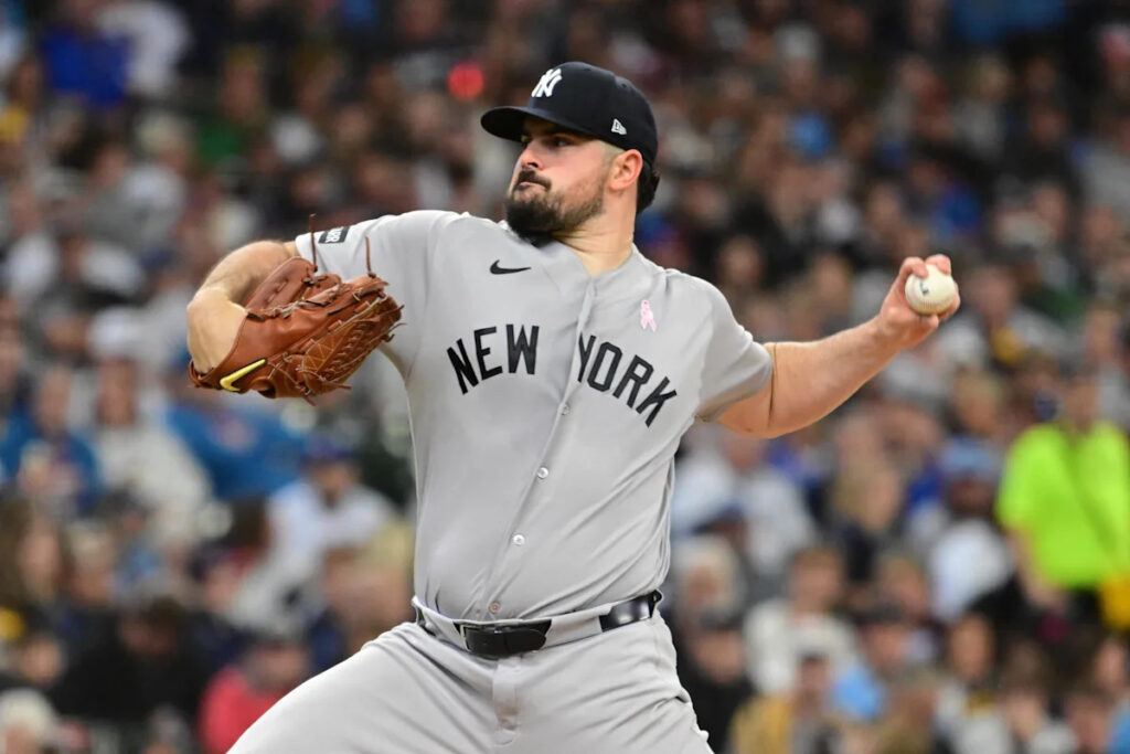 New York Yankees @ Cleveland Guardians: Carlos Rodón vs. Parker Messick