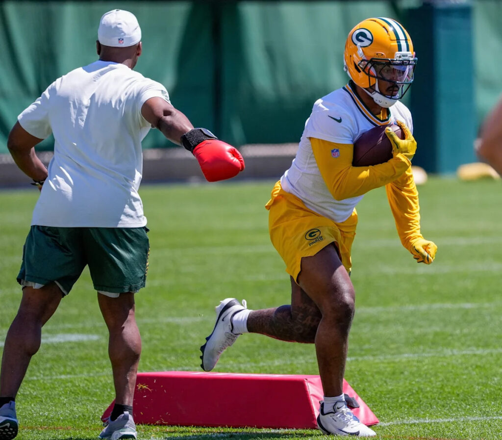 Josh Jacobs practicing, ‘business as usual’ one week after arrest