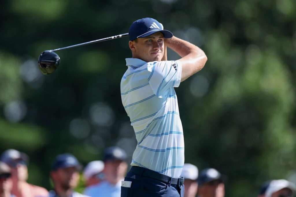 Ben Griffin says what he thought of playing with Ludvig Aberg in the first round of the Travelers Championship