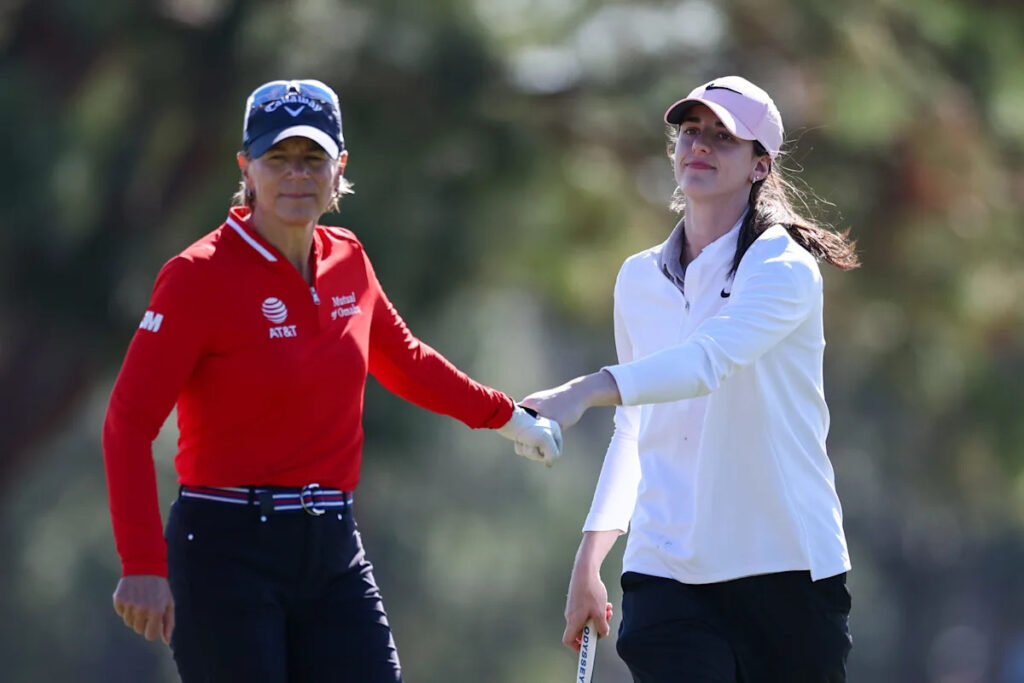 Annika Sörenstam reveals Chiefs fan Caitlin Clark’s dual sport ability