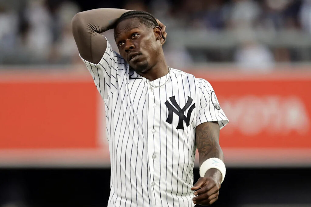 Yankees news: Jazz Chisholm Jr. leaves Monday’s game with injury