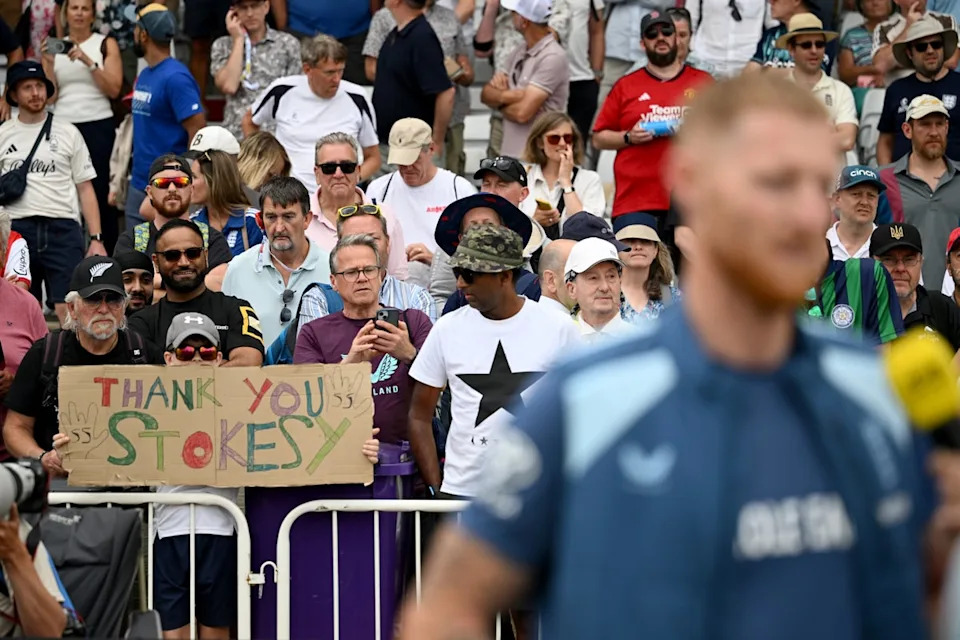 Captain Ben Stokes following his final day leading England (Getty)