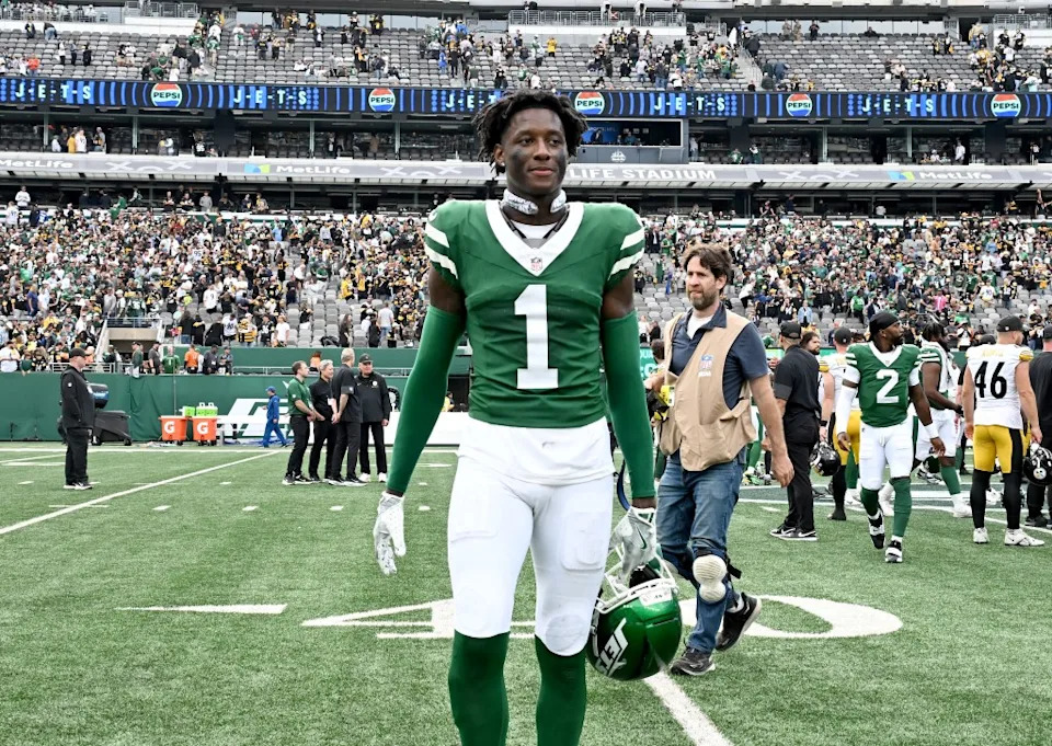 Gardner was drafted by the <a class="link " href="https://sports.yahoo.com/nfl/teams/ny-jets/" data-i13n="sec:content-canvas;subsec:anchor_text;elm:context_link" data-ylk="slk:Jets;sec:content-canvas;subsec:anchor_text;elm:context_link;itc:0" data-yga="{"yLinkElement":"context_link","yModuleName":"content-canvas","yLinkText":"Jets","ySubModuleName":"anchor_text","yHasCommerce":false}">Jets</a> with the No. 4 pick in 2022. Bill Kostroun/New York Post