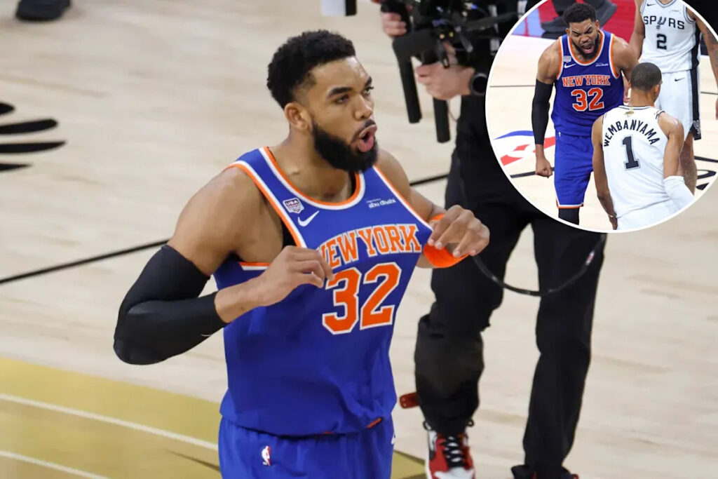 Karl-Anthony Towns helps lead Knicks to critical Game 2 win — even if one thing slowed him down Karl-Anthony Towns helps lead Knicks to critical Game 2 win — even if one thing slowed him down