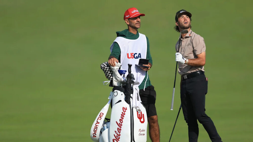 Amateur Ryder Cowan takes early lead, tied for second at U.S. Open