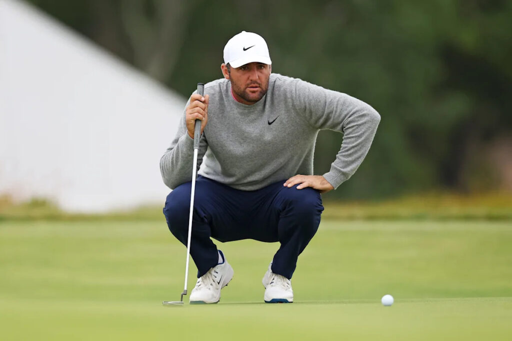 Scottie Scheffler drops massive 65-foot birdie grab par at US Open