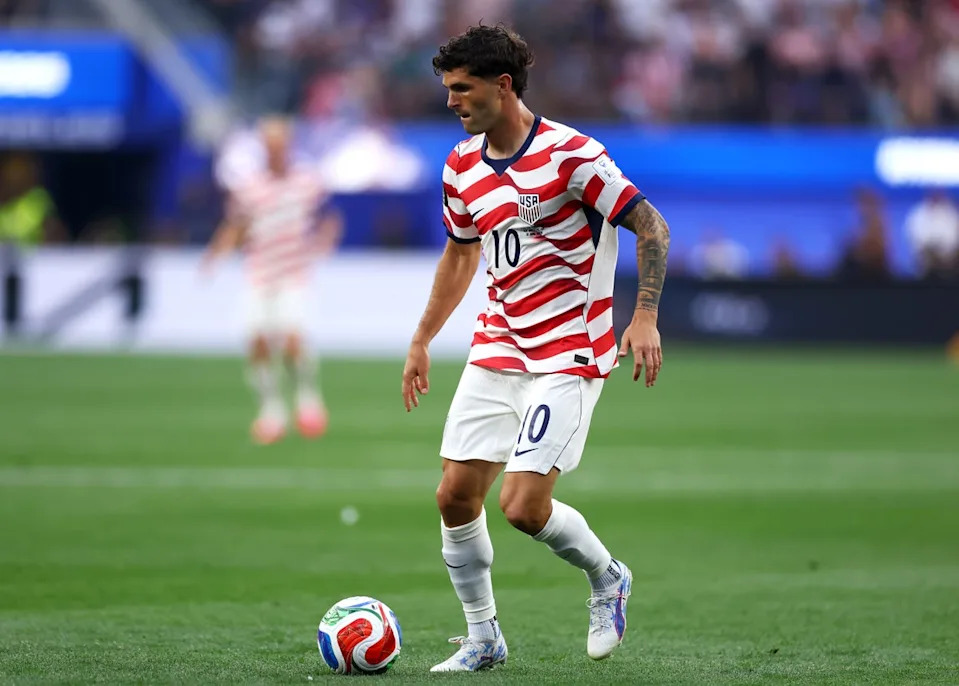 Christian Pulisic was withdrawn at half-time in USA’s opening win against Paraguay (Getty)