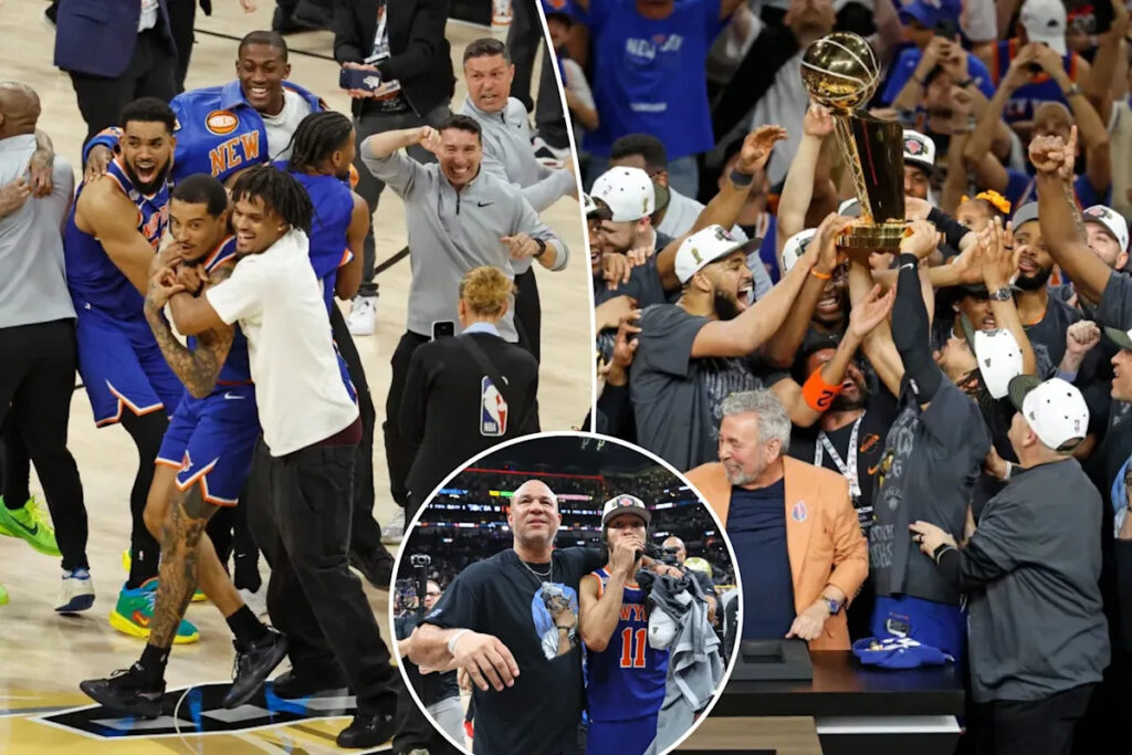 Knicks let loose in championship festivities after months of hypnotic focus and resiliency Knicks let loose in championship festivities after months of hypnotic focus and resiliency