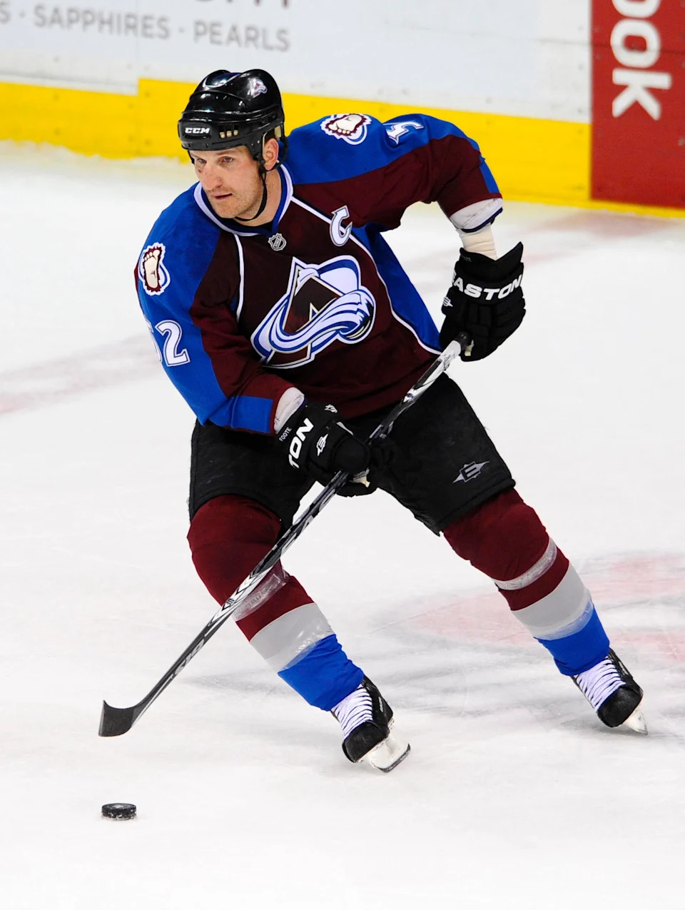 Adam Foote played parts of 17 of his 19 NHL seasons with the franchise that began as the Quebec Nordiques before relocating and becoming the Colorado Avalanche.&nbsp;Credit: Ron Chenoy.