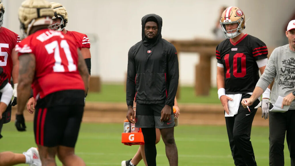 Brandon Aiyuk continues to post videos regarding the 49ers and Commanders