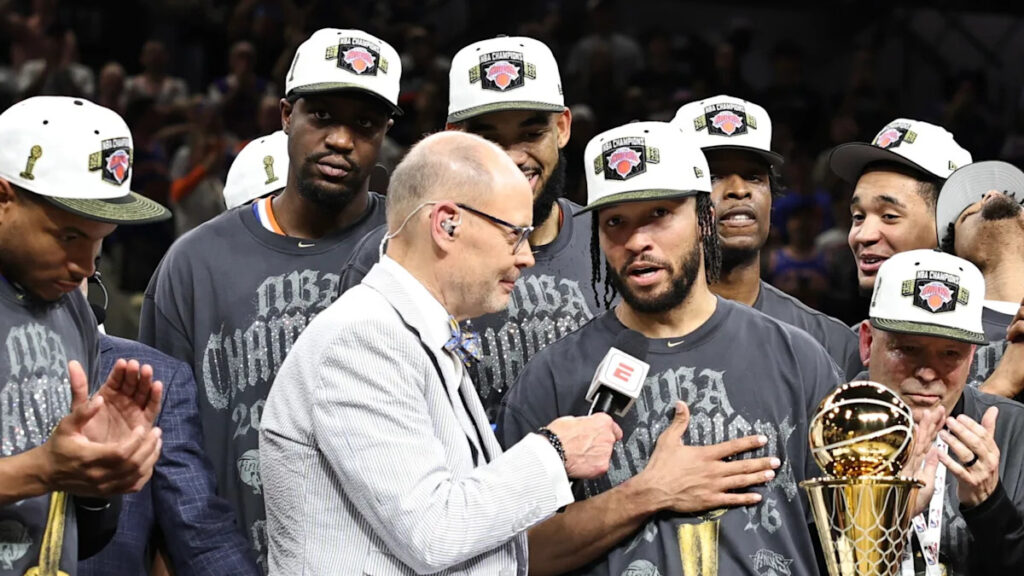 Breece Hall has “positive jealousy” about the Knicks winning the NBA title Breece Hall has “positive jealousy” about the Knicks winning the NBA title