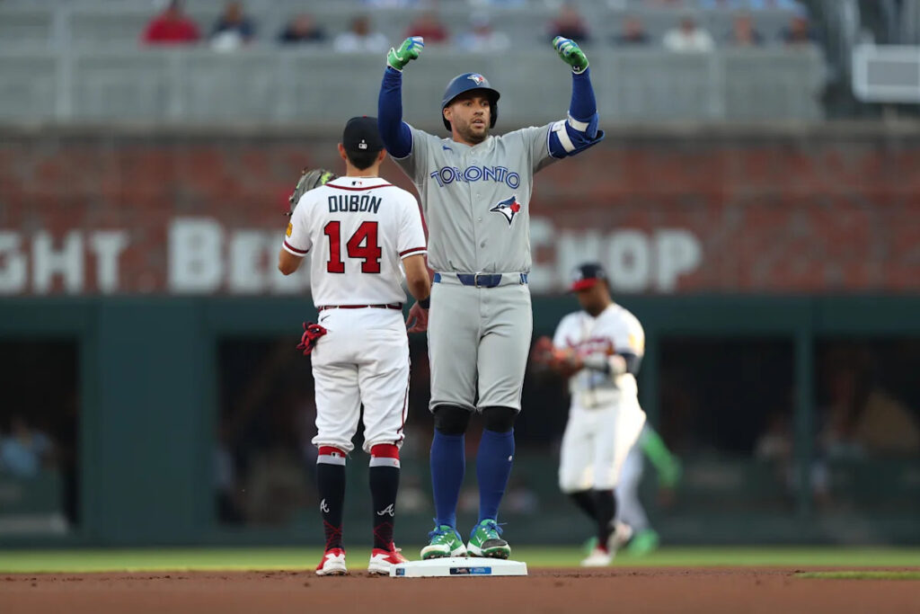 Braves again denied a sweep as Blue Jays rack up the hits