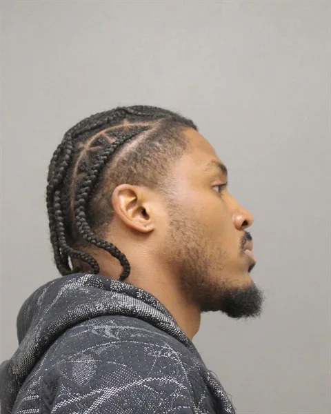 The booking photo for Josh Jacobs. Brown County Jail