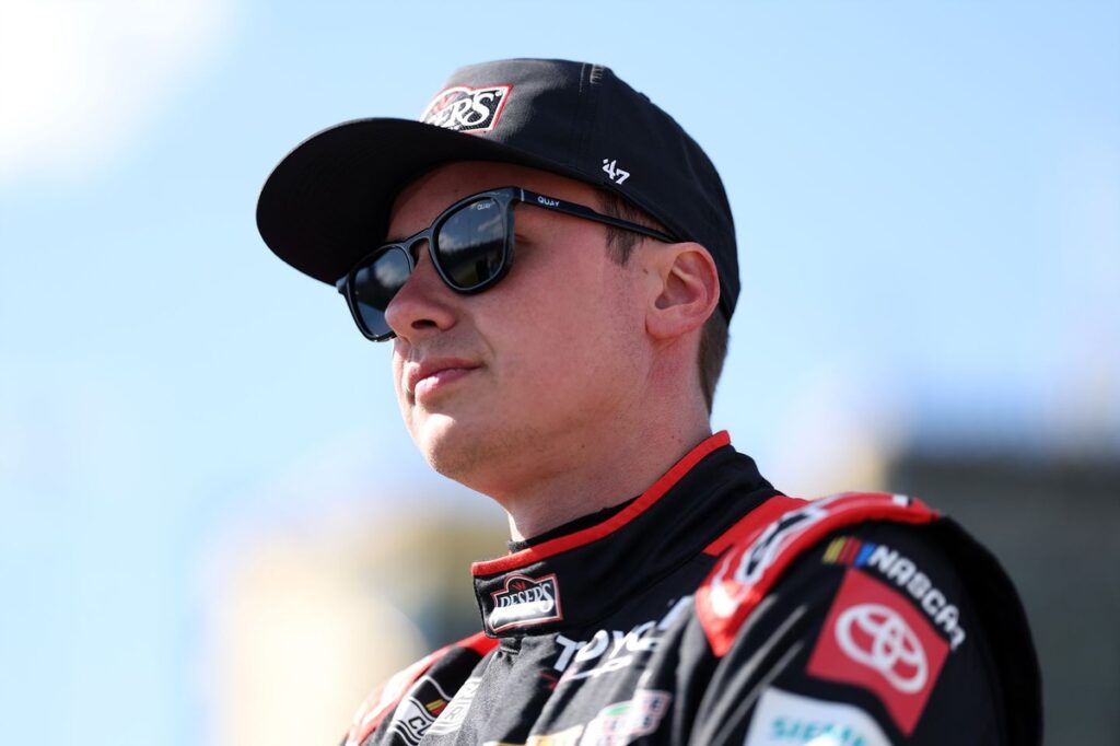 Christopher Bell dealing with wrist and ankle injury says Coach Gibbs