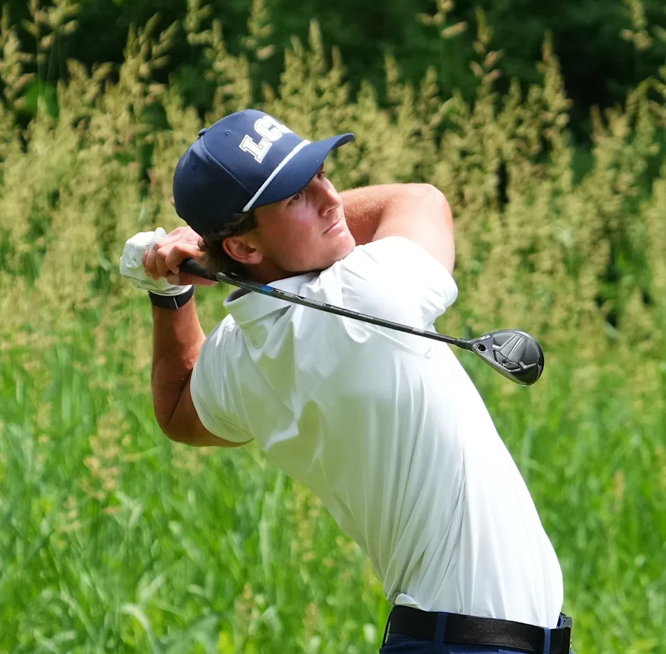 Lake Country Lutheran's Max Zastrow competes in the 2026 WIAA state boys golf tournament at University Ridge Golf Course in Madison, Wisconsin, on Monday, June 8.