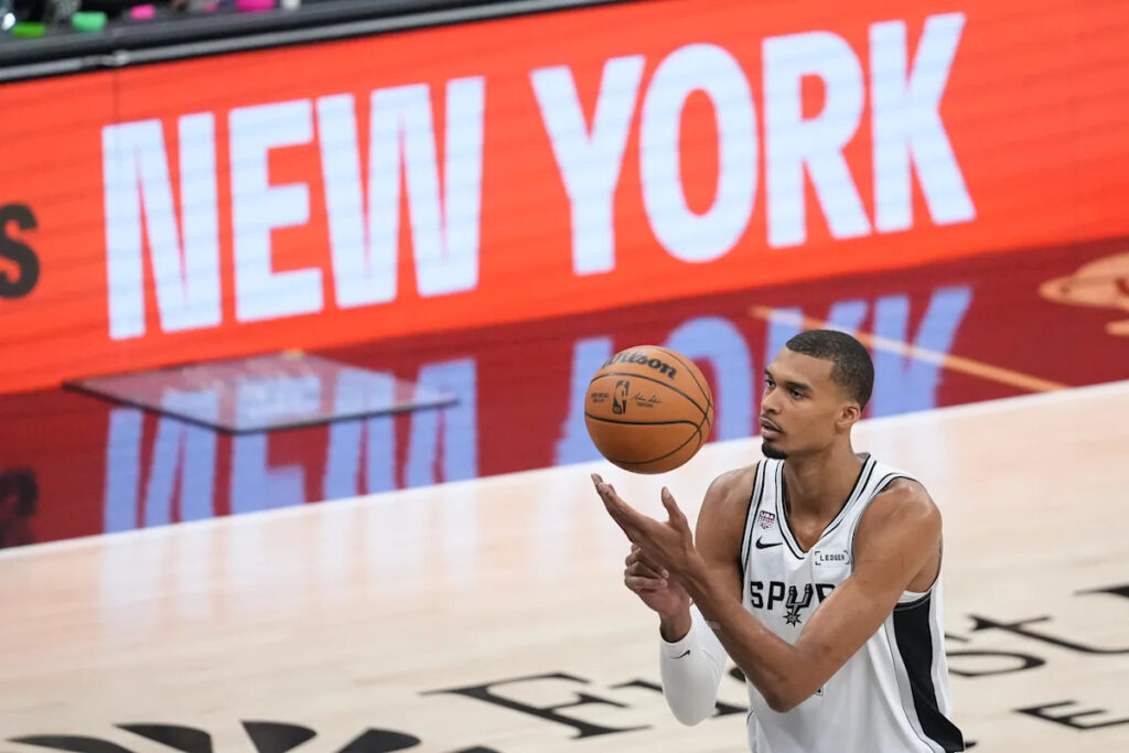 Victor Wembanyama says he’s ‘built for’ the pressure of the NBA Finals with the Spurs down 2-0