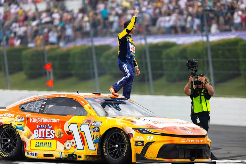 Denny Hamlin wins NASCAR Cup Series race at Pocono in June 2026 Denny Hamlin wins NASCAR Cup Series race at Pocono in June 2026