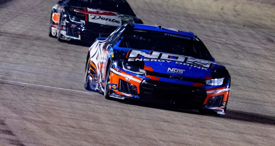 Ricky Stenhouse Jr. drives at Nashville.