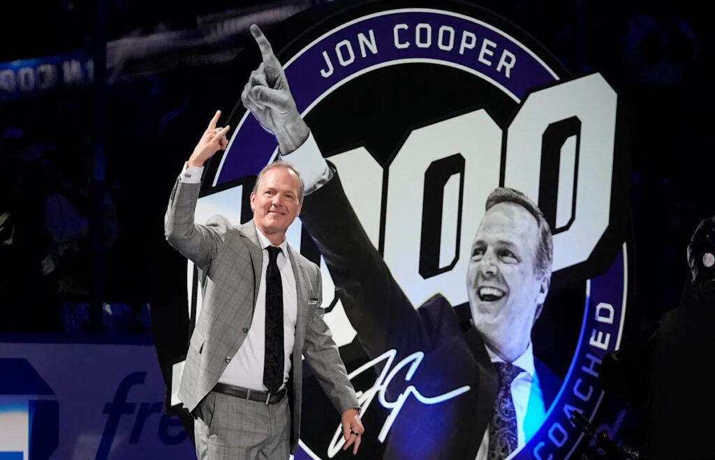Lightning’s Jon Cooper wins the Jack Adams Award as NHL coach of the year