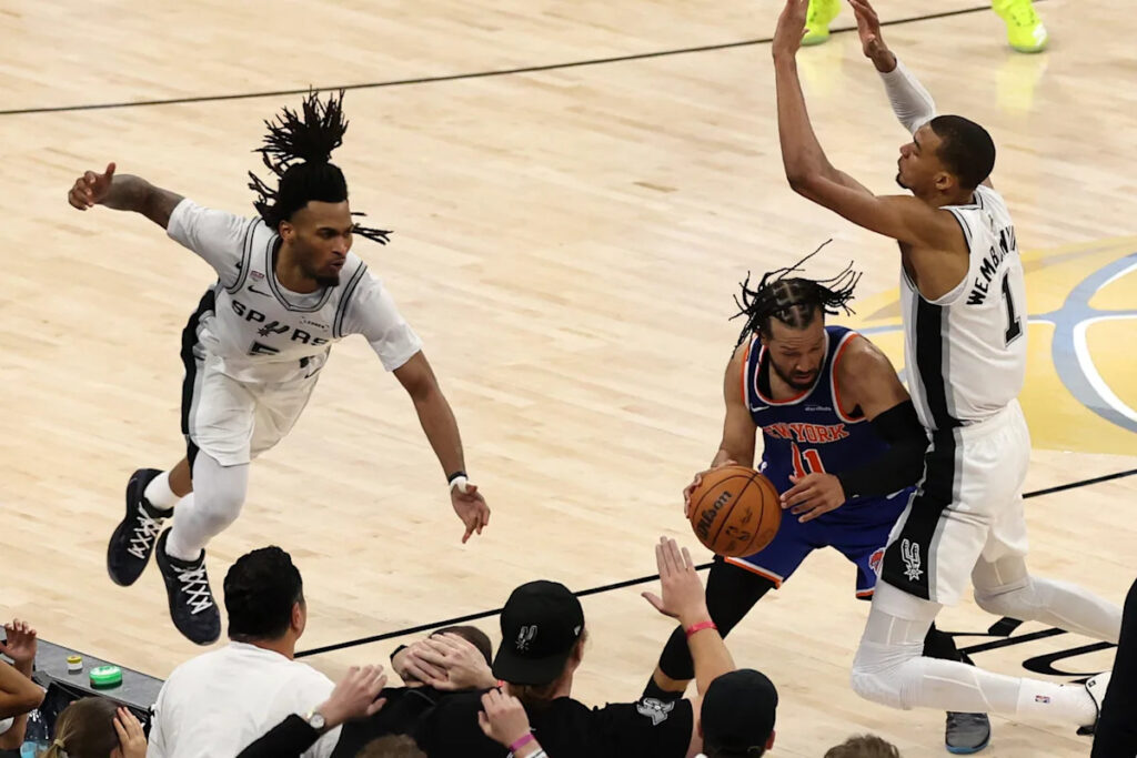 Victor Wembanyama turnover, foul leads to Knicks’ winning point in Game 2 of NBA Finals