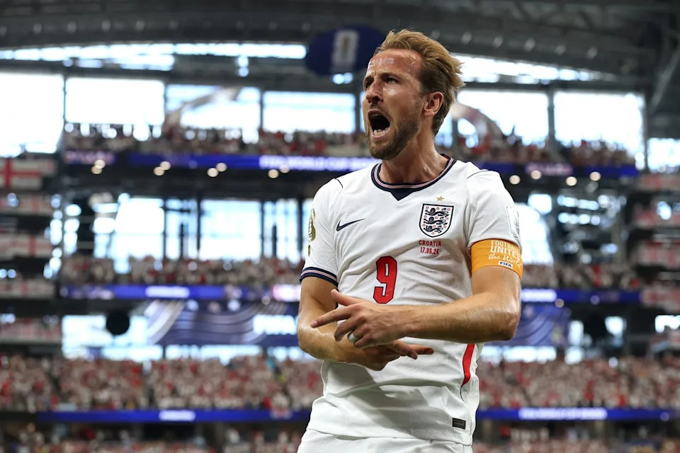 Harry Kane endured a bout of cramp against Croatia (Getty)