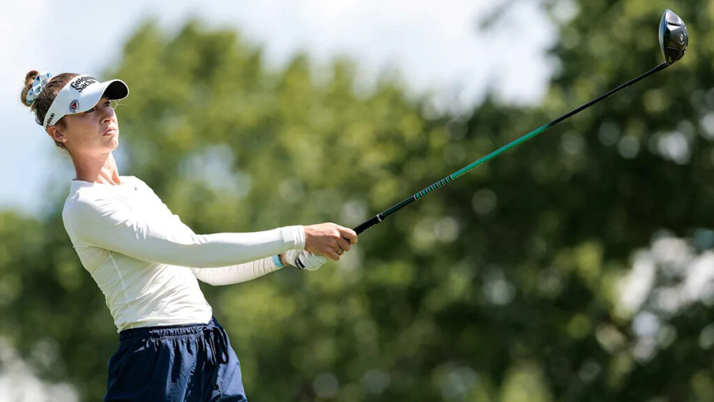 Nelly Korda has a trick to deal with Hall-of-Fame pressure