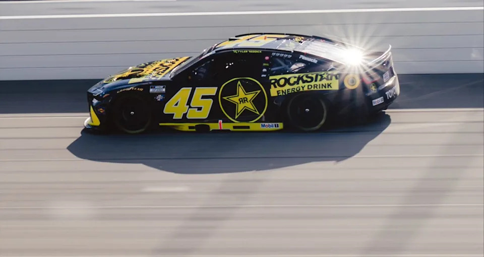 Tyler Reddick drives at Michigan.