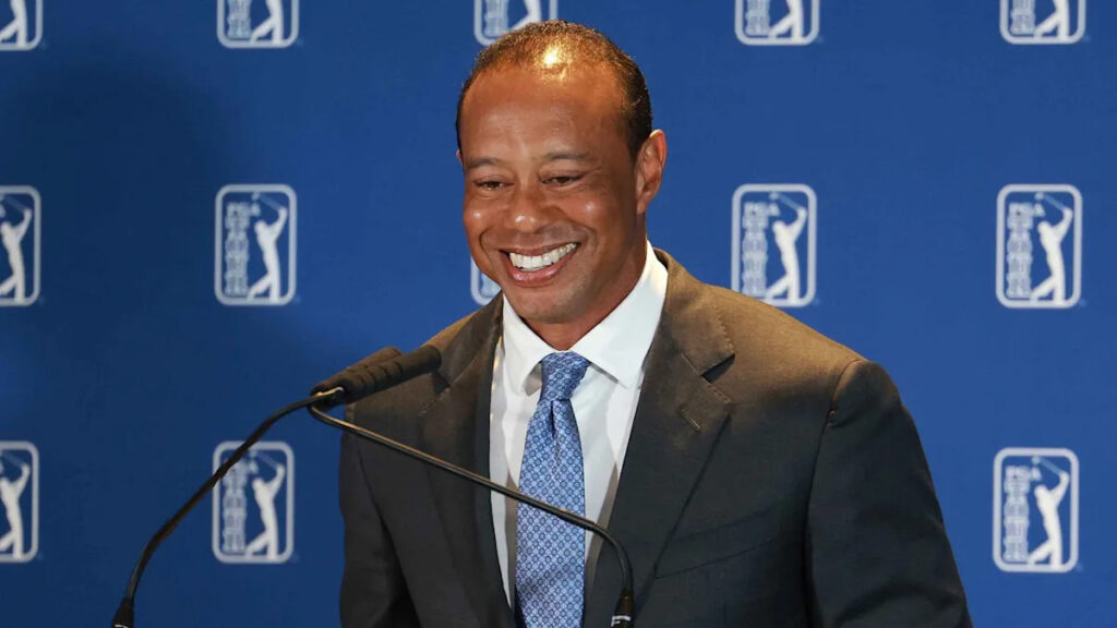 Tiger Woods said little in return to public eye but made his presence felt Tiger Woods said little in return to public eye but made his presence felt