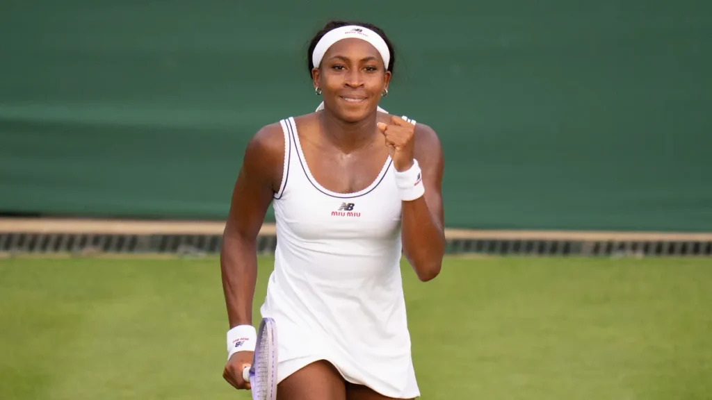 Coco Gauff issues hilarious apology to Amanda Anisimova after Wimbledon slip-up: ‘My bad, I love you!’