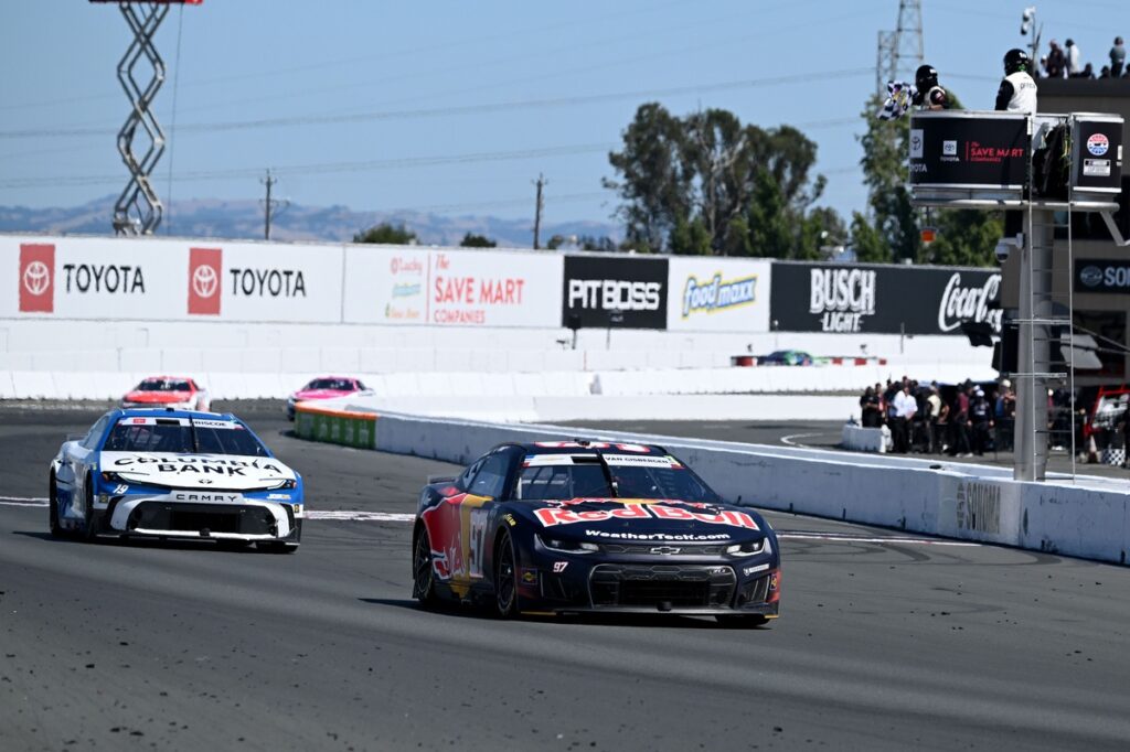 Trackhouse crew chief says they were ‘lucky’ to have Van Gisbergen against faster JGR car