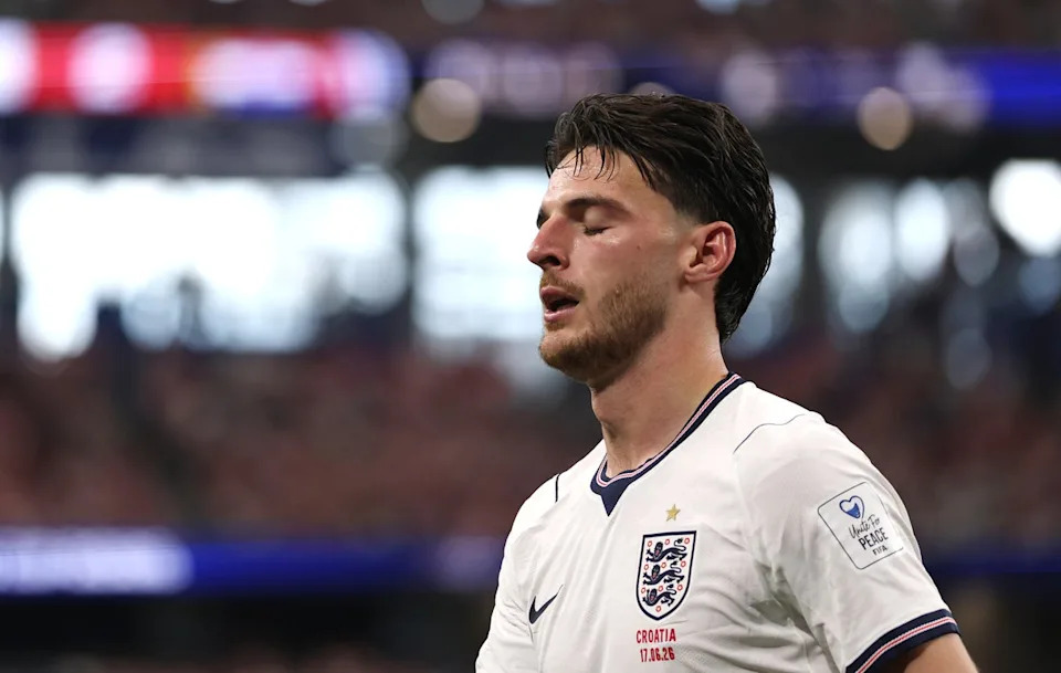 Declan Rice is an injury concern for England (Getty)
