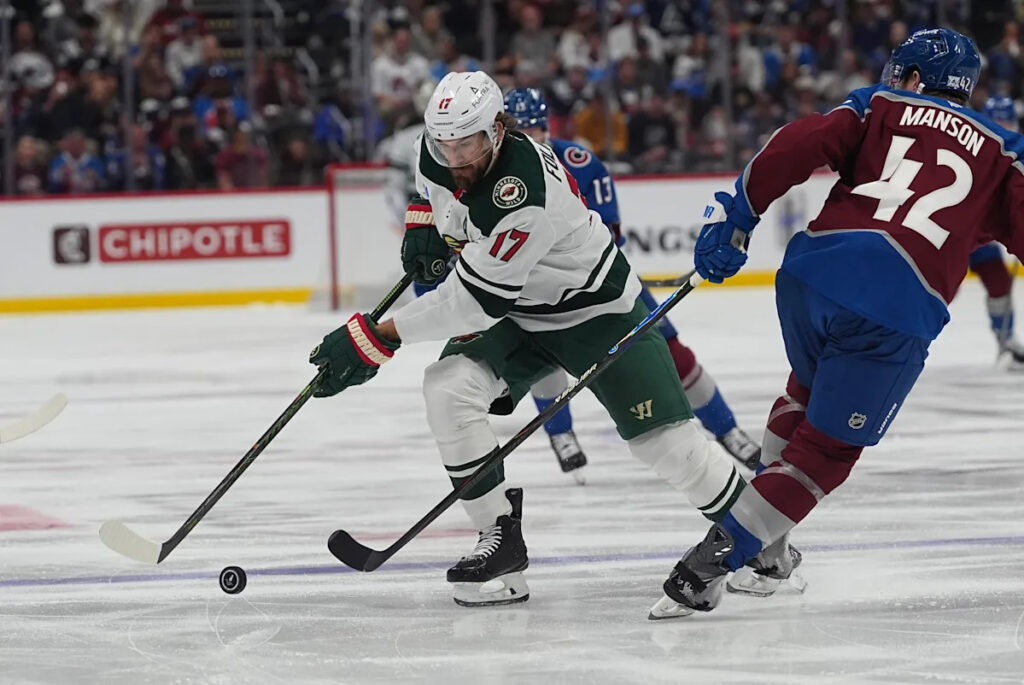 Minnesota Wild forward Marcus Foligno wins the NHL’s King Clancy award for leadership and service