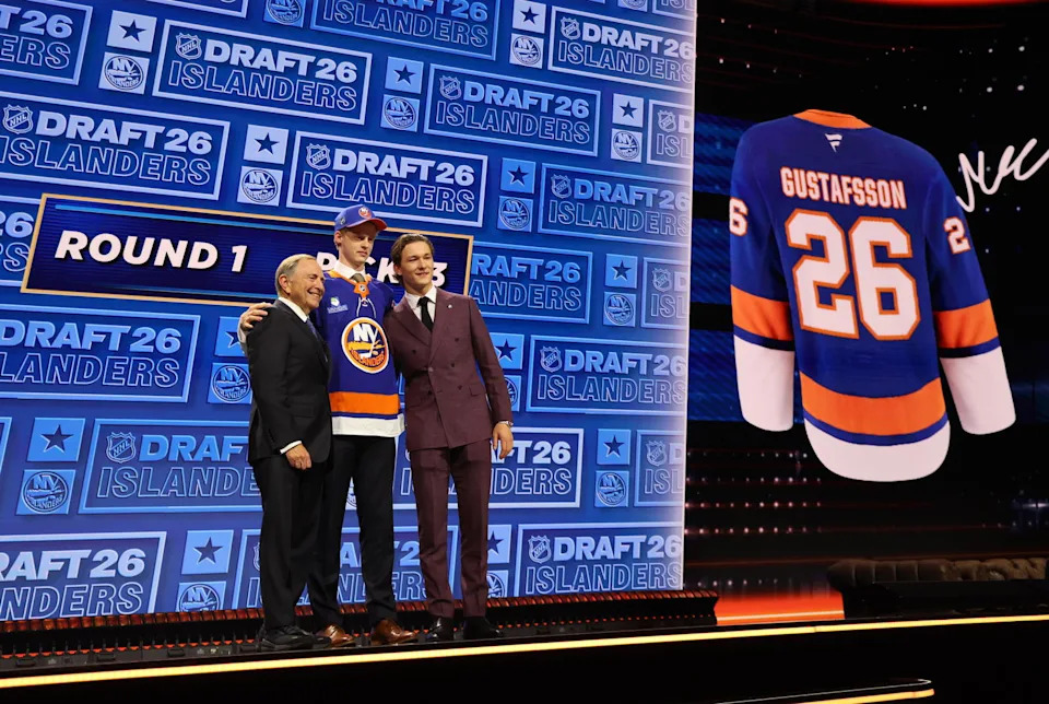 Islanders Select Left-Shot Defenseman Malte Gustafsson With 13th Selection In 2026 NHL Draft
