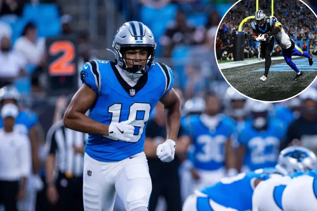 Panthers give wideout Jalen Coker a three-year,  million extension