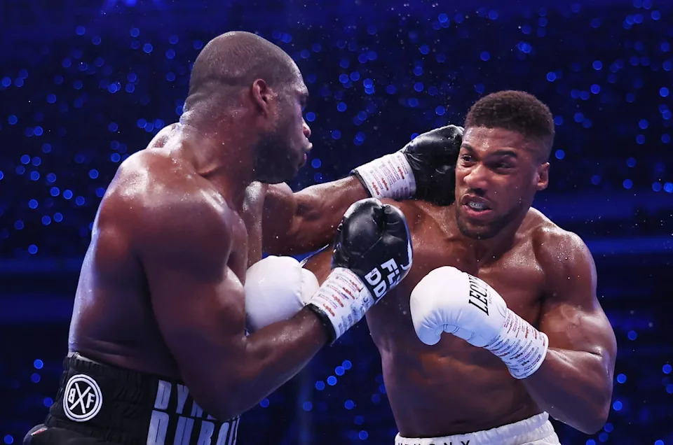 Joshua was put down four times by Daniel Dubois in a 2024 stoppage loss (Getty)