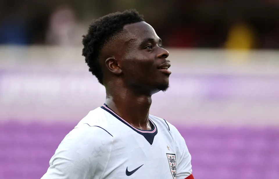 Bukayo Saka allayed injury fears after featuring for England against Croatia (Getty)