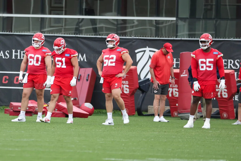Expectations for the Chiefs offensive line will be high in 2026