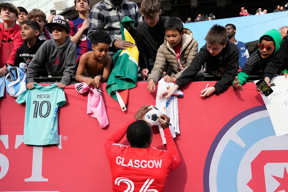 Glasgow plays for MLS side Chicago Fire (Getty)