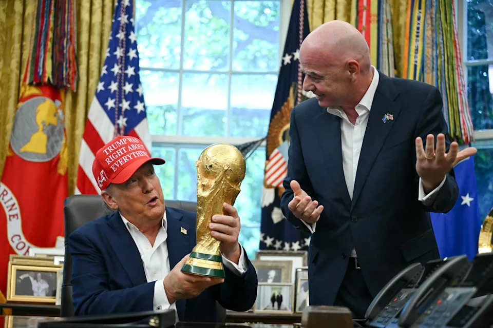 Trump has tried to turn this into the Maga World Cup (AFP/Getty)