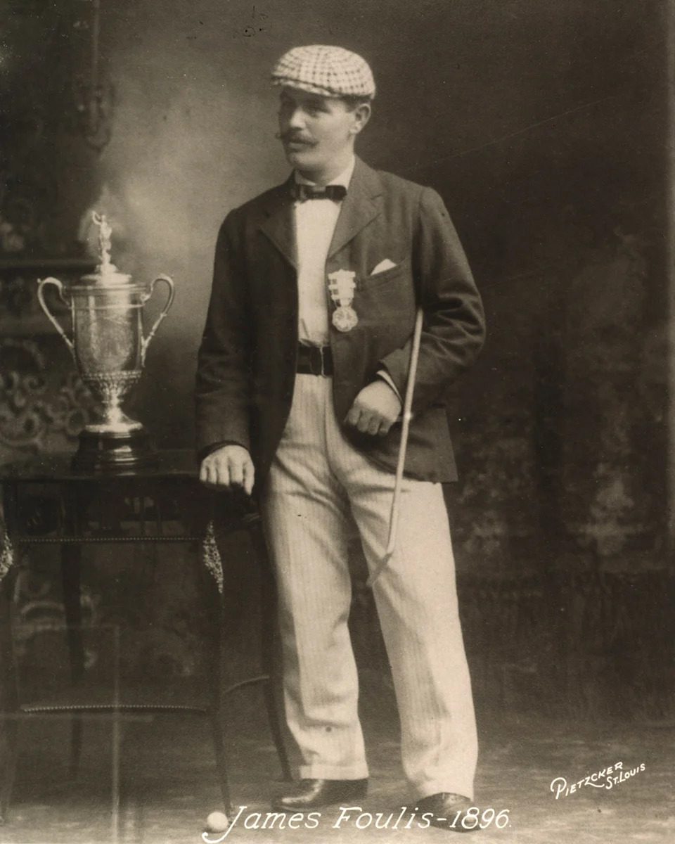 Pictured is James Foulis, winner of the 1896 U.S. Open at Shinnecock Hills Golf Club, Southampton, N.Y. Photo is by George S. Pietzcker Studio, St. Louis, Mo. (George S. Pietzcker/Courtesy USGA Archives)