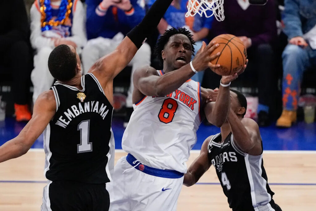 OG Anunoby puts the Knicks on the verge of a title and himself in the discussion for NBA Finals MVP