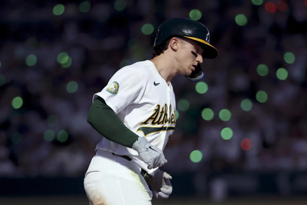 Athletics Fall Short in wild 15-14 loss in Las Vegas Opener Athletics Fall Short in wild 15-14 loss in Las Vegas Opener