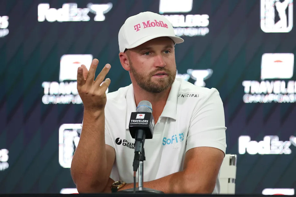 Wyndham Clark spoke openly and confidently on Wednesday about replying on his team for support and how his game has turned around over the last two months.