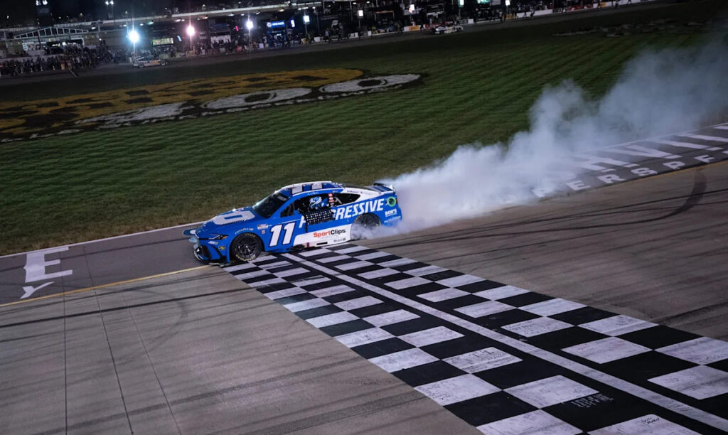 Denny Hamlin wins NASCAR Cup Series race at Nashville in May 2026