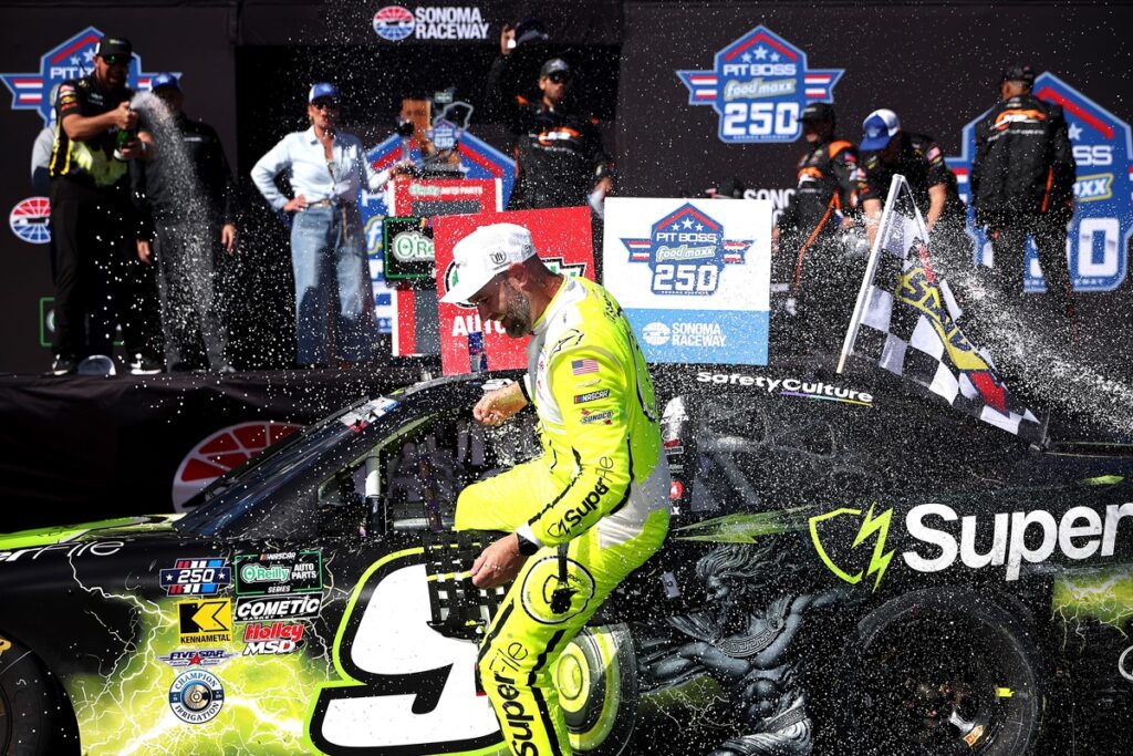 Shane van Gisbergen earns dominant NASCAR O’Reilly win at Sonoma