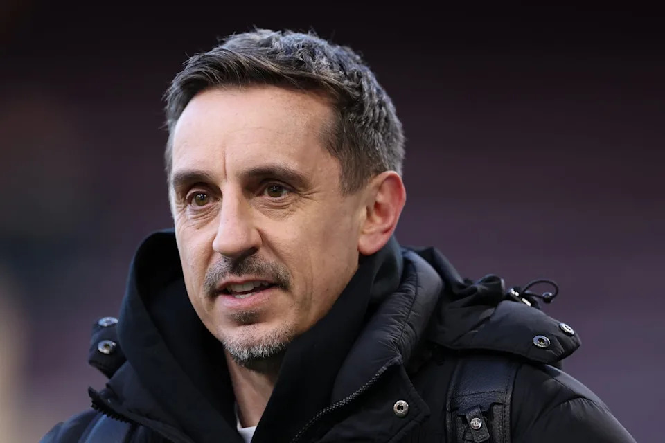 Gary Neville was left fuming at Fifa’s decision not to release the replays (Getty)