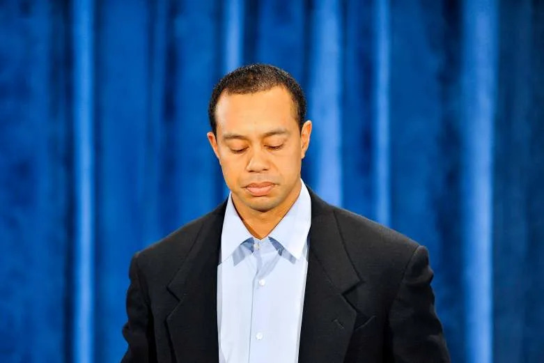 PONTE VEDRA BEACH, FL - FEBRUARY 19:  Tiger Woods makes a statement from the Sunset Room on the second floor of the TPC Sawgrass, home of the PGA Tour on February 19, 2010 in Ponte Vedra Beach, Florida. Woods publicly admitted to cheating on his wife Elin Nordegren but maintained that the issues remain 'a matter between a husband and a wife.'  (Photo by Lori Moffett-Pool/Getty Images)