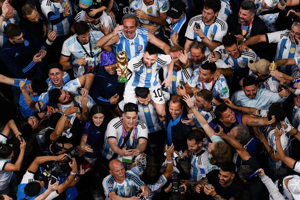 In 2022, led by Lionel Messi, Argentina ended a 36-year wait for their third World Cup trophy (Getty)